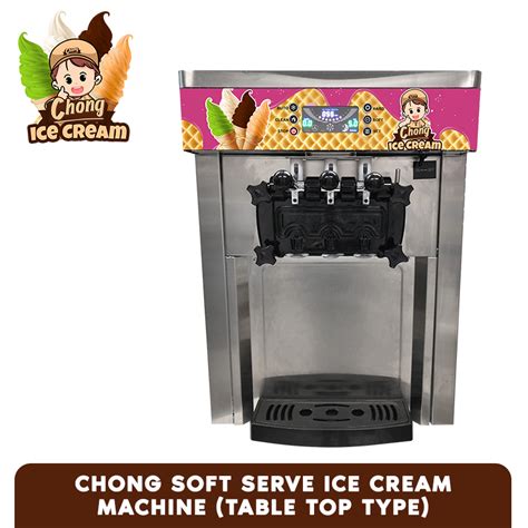 Chong Soft Serve Ice Cream Machine .